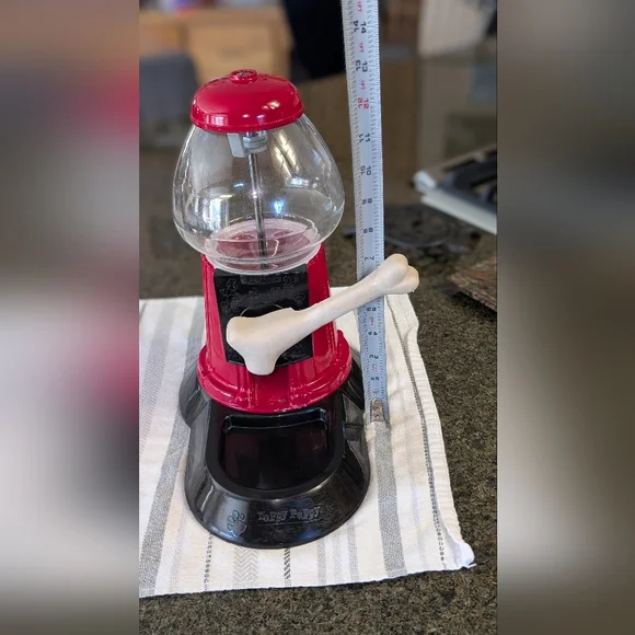 Rare Vintage 1980s Yuppy Puppy Dog Treat Dispenser Gumball Machine Style Pet Toy